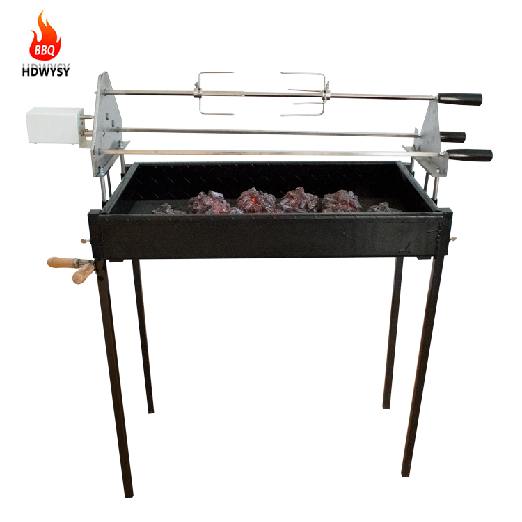 Greek Cypriot Charcoal Motorised Outdoor Rotisserie BBQ Grill Automatic